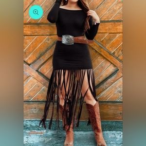 Casual Fringe Dress